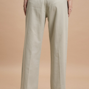 Women Mid-Rise Easy Wash Pleated Trousers - Image 3