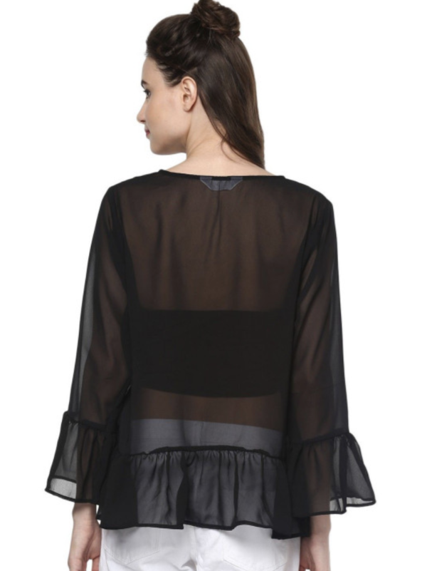 Women Georgette Peplum Top
