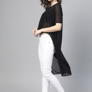 Georgette High-Low Top - Image 3