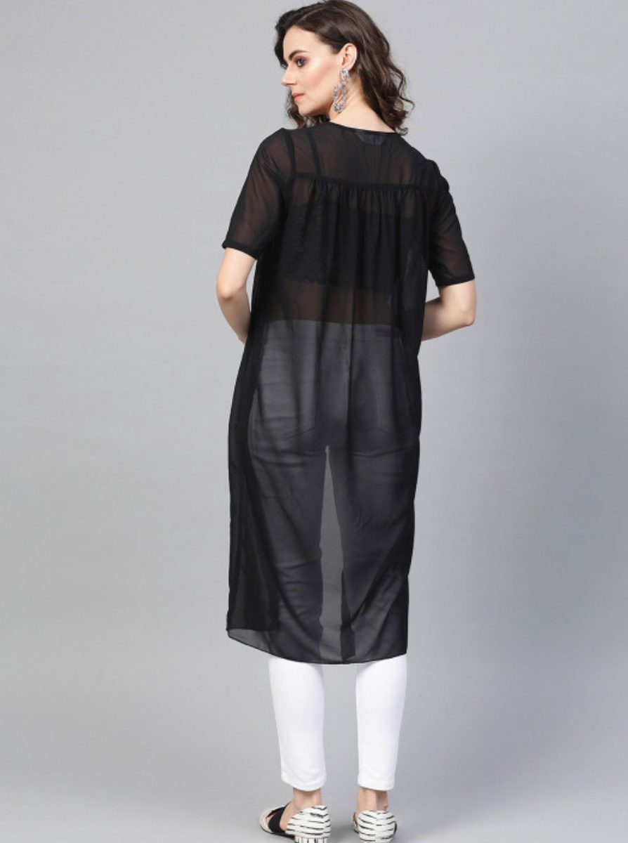 Georgette High-Low Top - Image 4