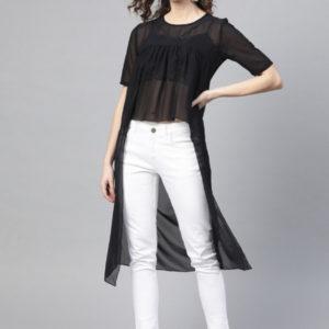 Georgette High-Low Top - Image 5