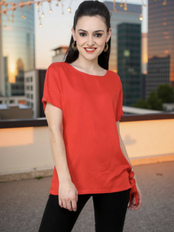 Round Neck Regular Top