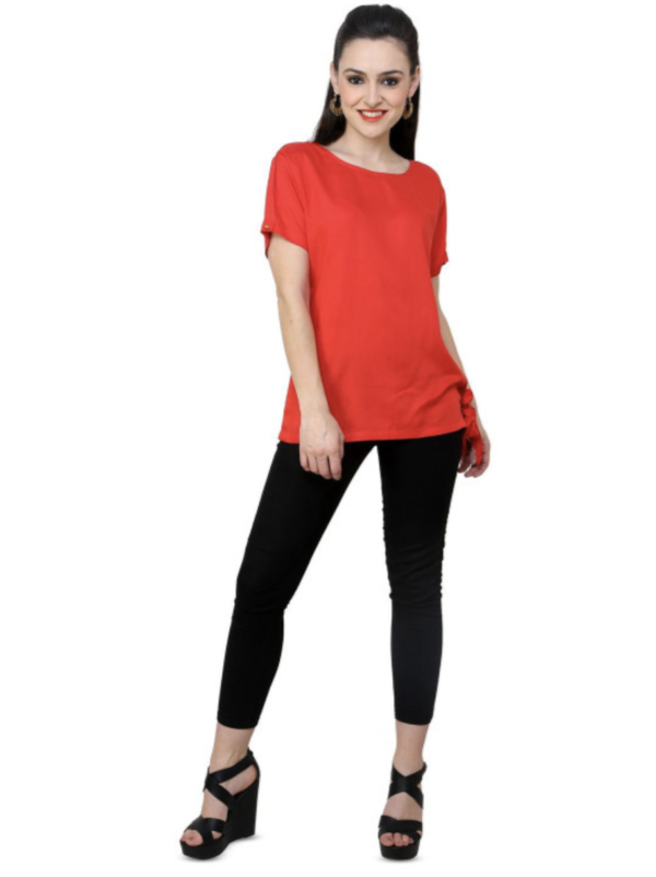 Round Neck Regular Top