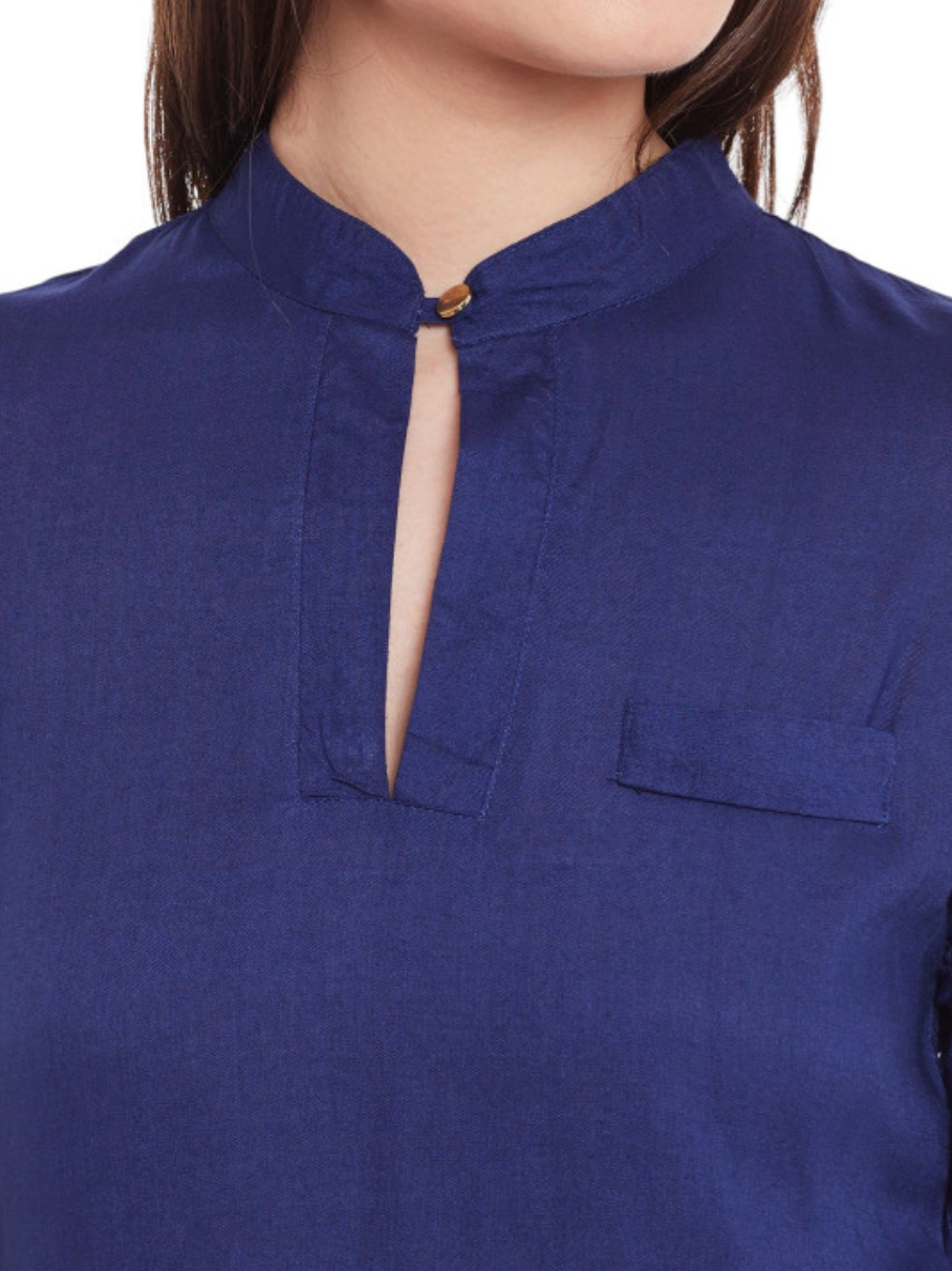 Women Solid Regular Top - Image 2