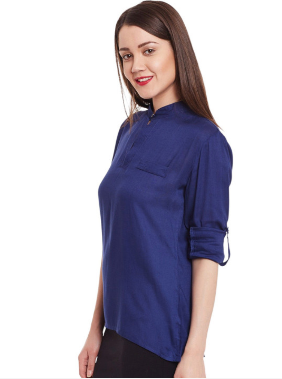 Women Solid Regular Top - Image 3