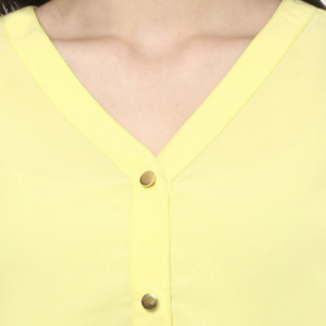 Women Puff Sleeves Shirt Style Top - Image 2