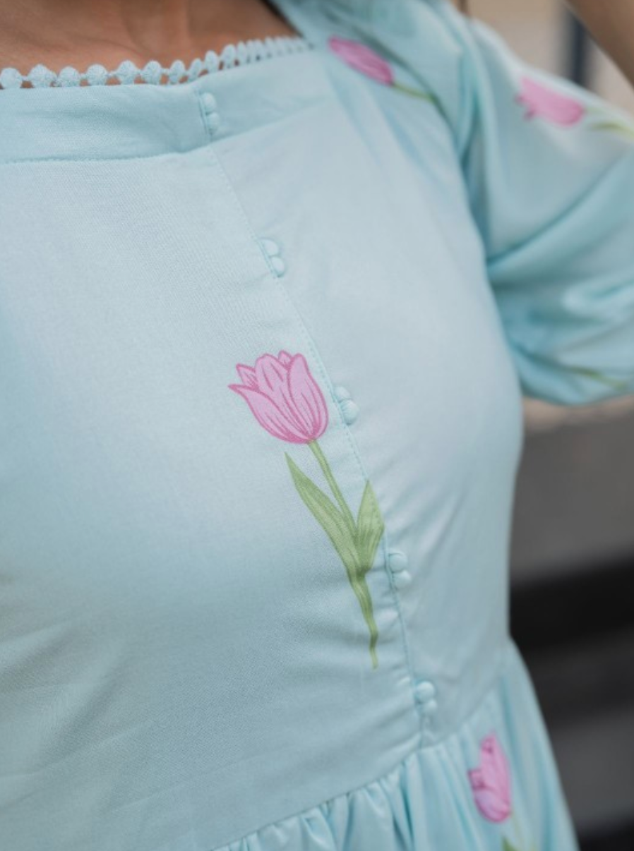 Women Clothing Fit and Flare Dress - Image 4