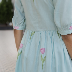 Women Clothing Fit and Flare Dress - Image 5