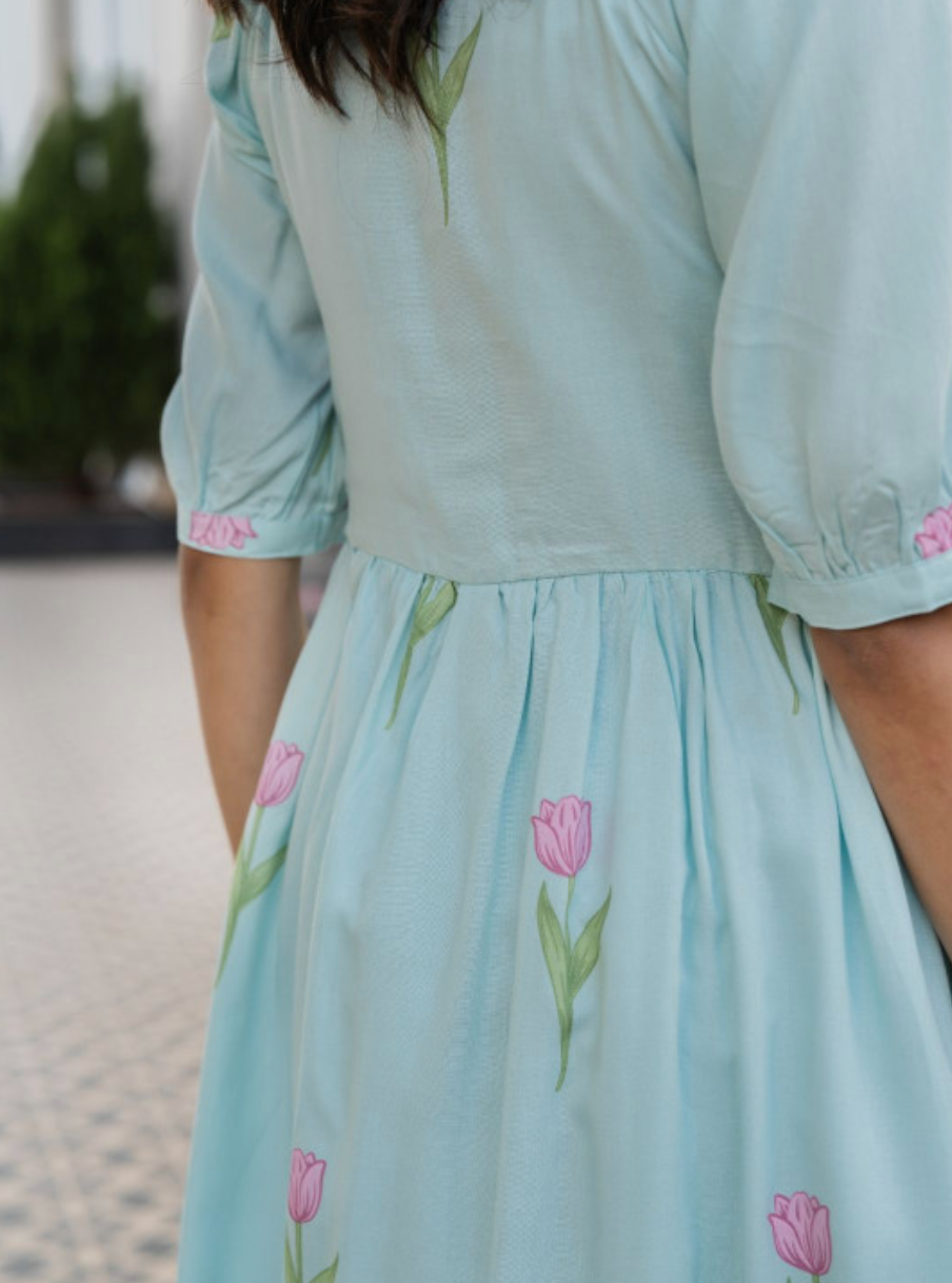 Women Clothing Fit and Flare Dress - Image 5