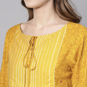 Women Ethnic Printed Kimono Sleeve Top - Image 2