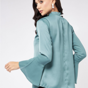 Round Neck Flared Sleeves Top - Image 4