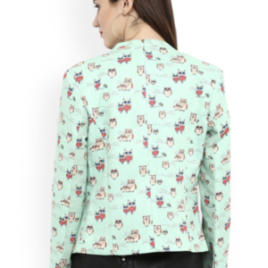 Printed Tailored-Fit Front Open Blazers - Image 4