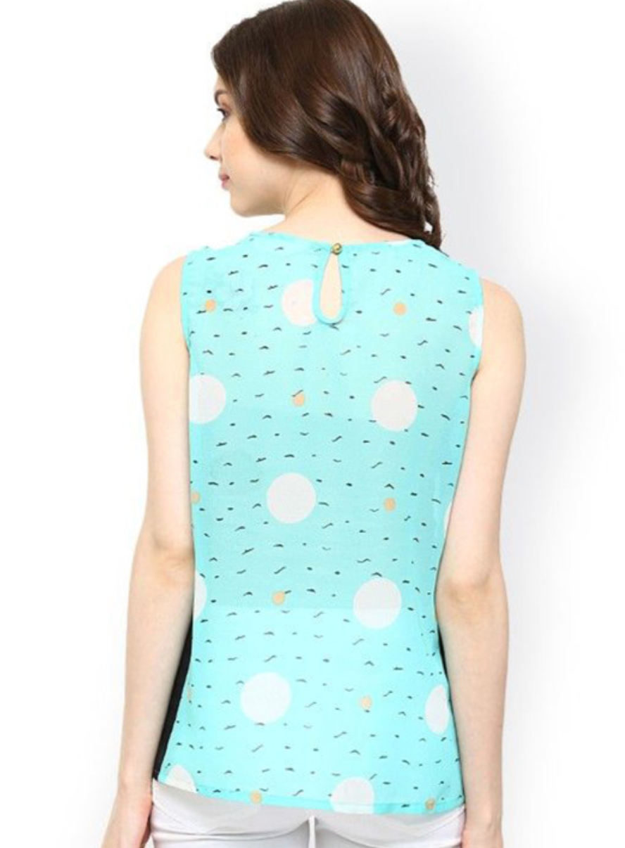 Women Printed Sleeveless Top - Image 5