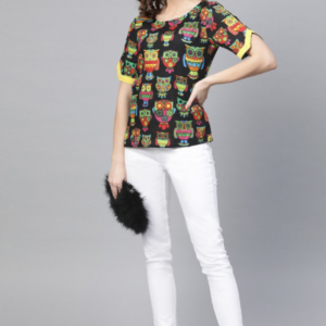 Conversational Printed Top - Image 5